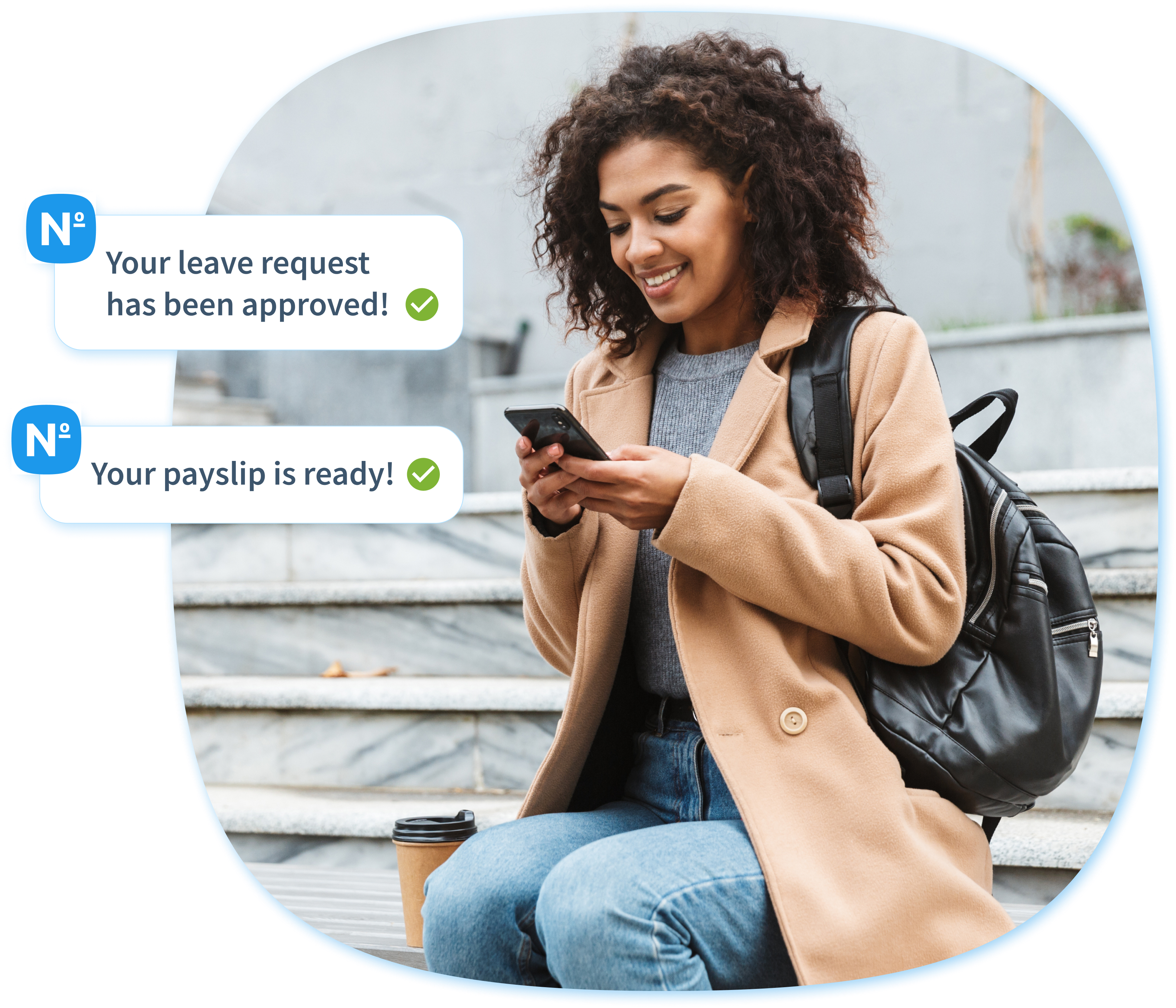 Key Visual - Woman with App